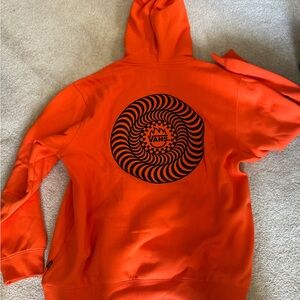 Vans XL Orange Graphic Pullover Hoodie